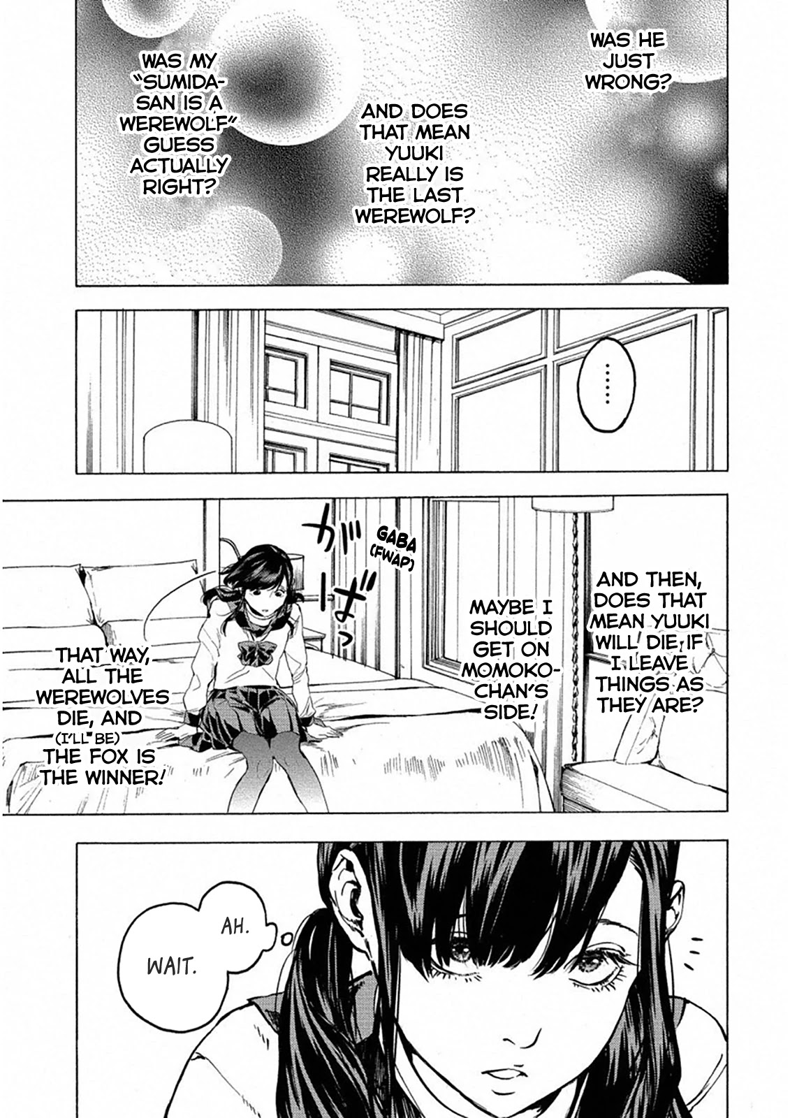Jinrou Game: Crazy Fox Chapter 22 page 12 - Chapter 22: Mask and Confession