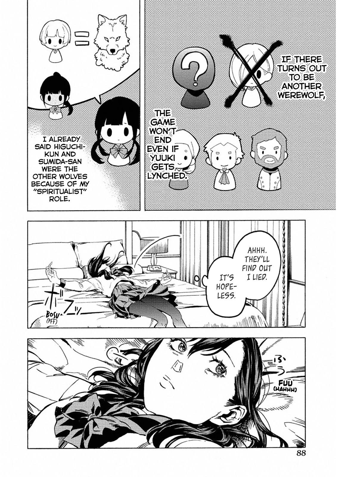 Jinrou Game: Crazy Fox Chapter 22 page 13 - Chapter 22: Mask and Confession