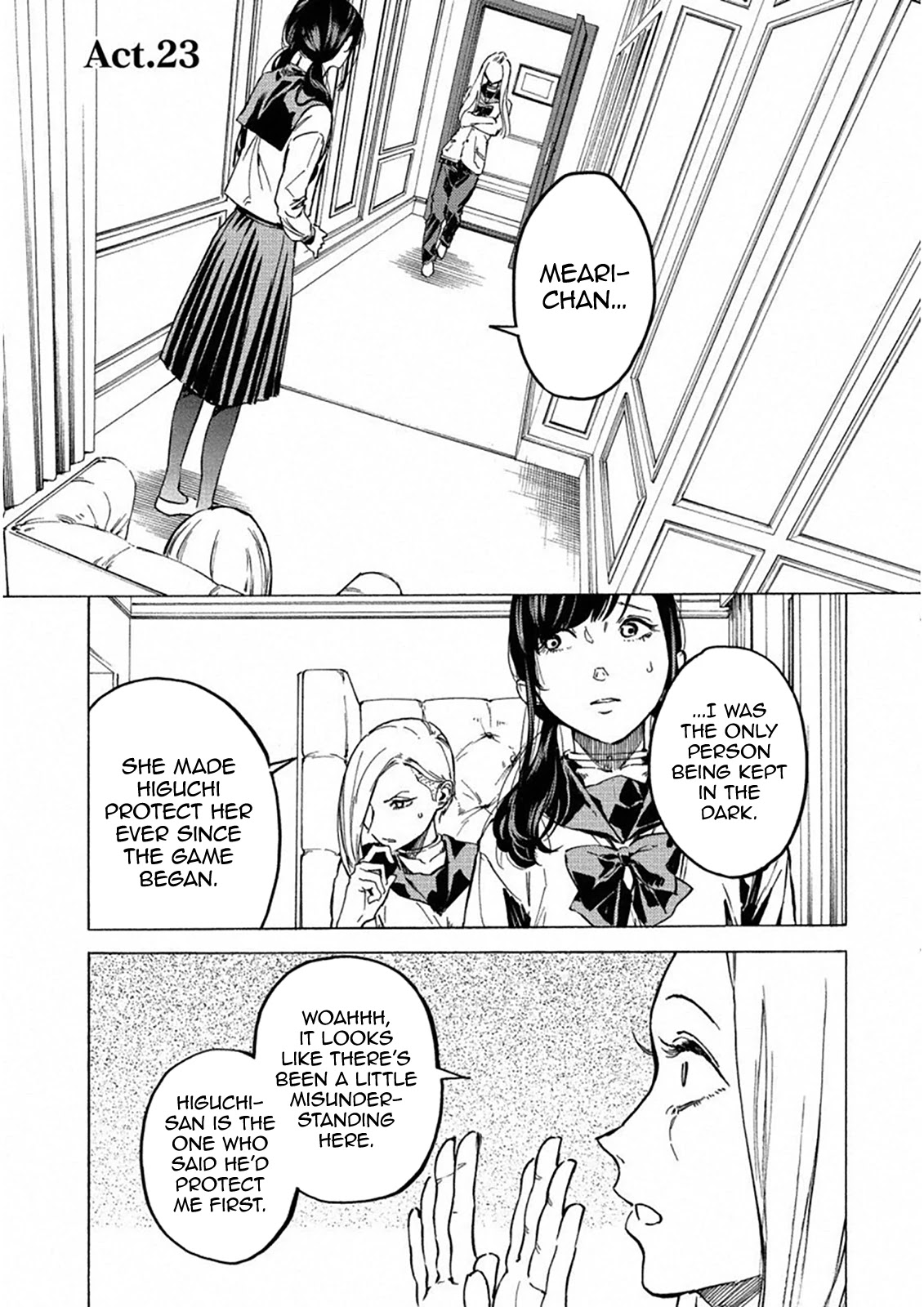 Jinrou Game: Crazy Fox Chapter 23 page 1 - Chapter 23: Thanatos' Lullaby