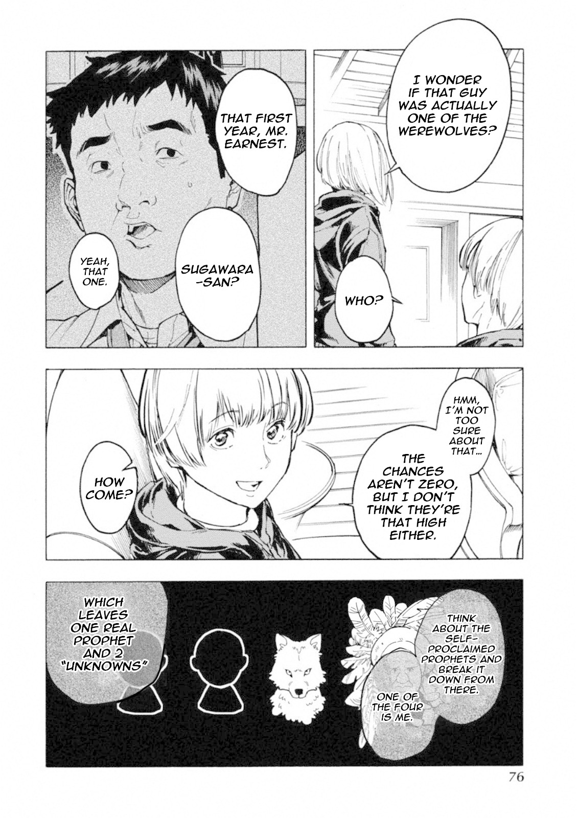 Jinrou Game: Crazy Fox Chapter 3 page 19 - Chapter 3: Stray Ship