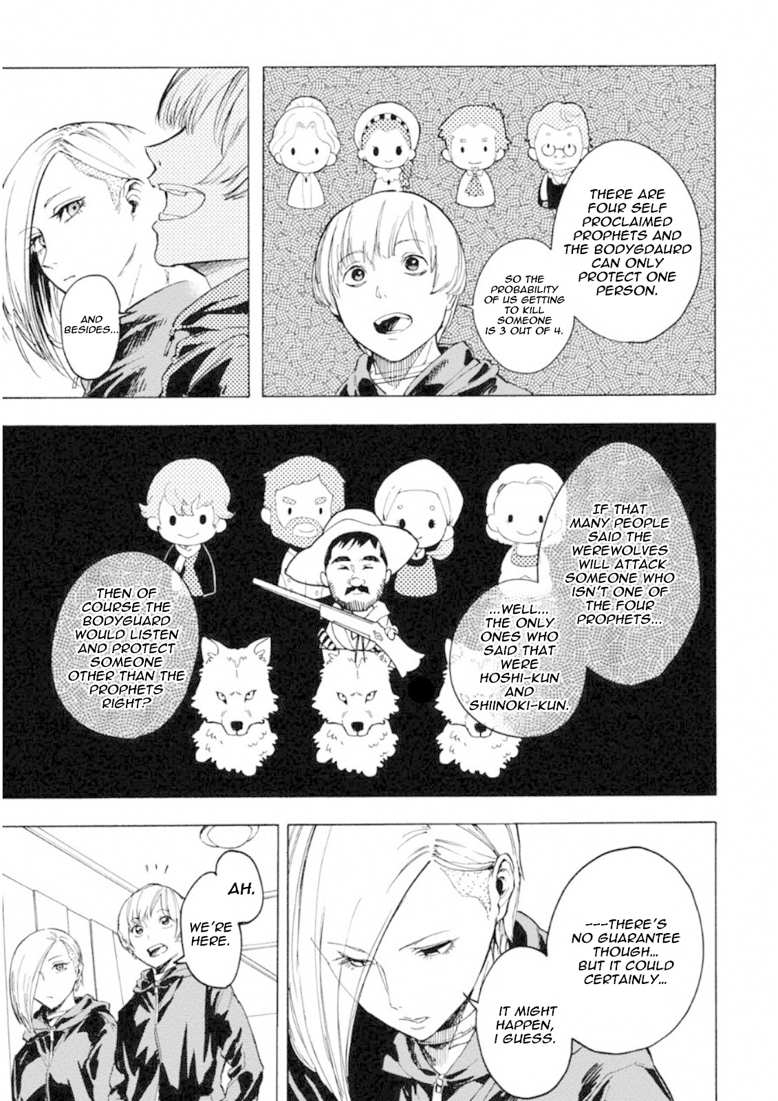 Jinrou Game: Crazy Fox Chapter 4 page 2 - Chapter 4: Etude of the Slaughter