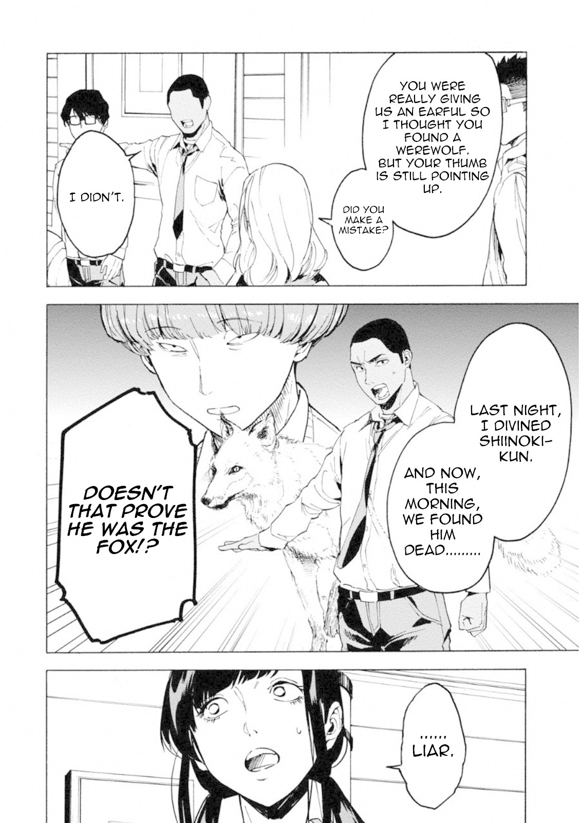 Jinrou Game: Crazy Fox Chapter 5 page 11 - Chapter 5: Labyrinth of Concealed Information