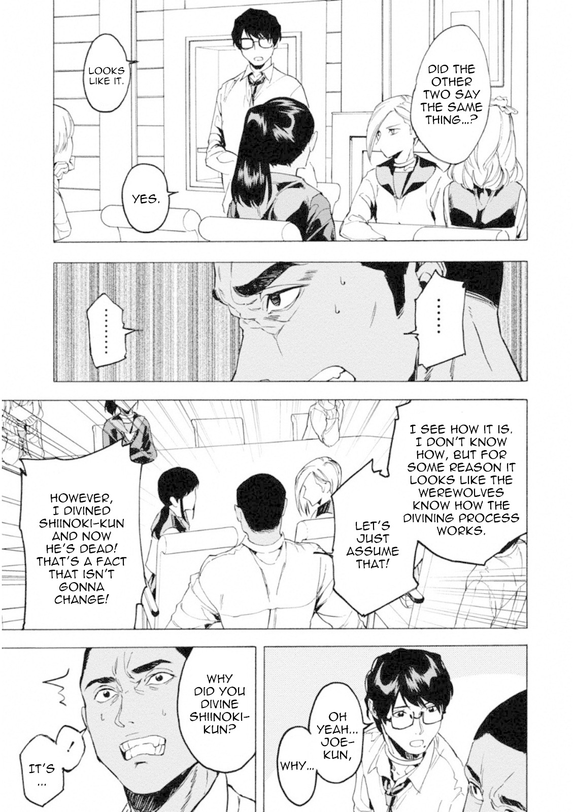Jinrou Game: Crazy Fox Chapter 5 page 18 - Chapter 5: Labyrinth of Concealed Information