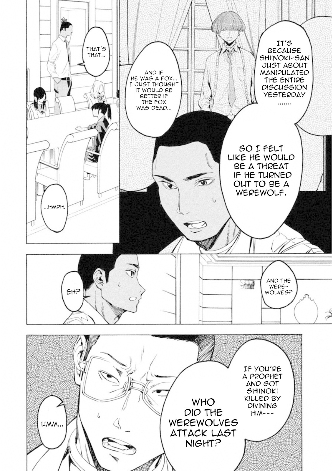 Jinrou Game: Crazy Fox Chapter 5 page 19 - Chapter 5: Labyrinth of Concealed Information