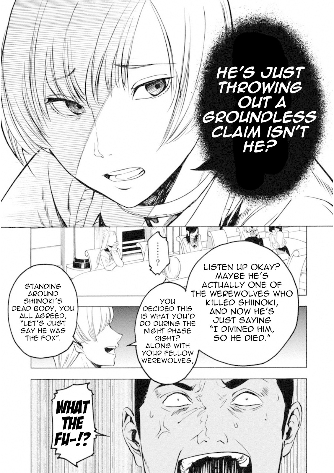 Jinrou Game: Crazy Fox Chapter 5 page 22 - Chapter 5: Labyrinth of Concealed Information