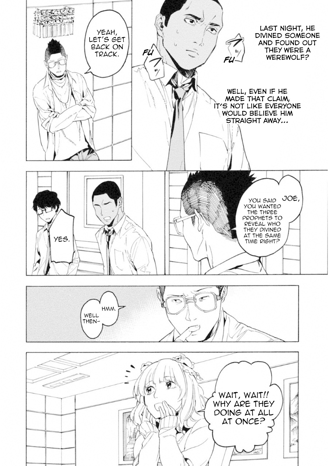 Jinrou Game: Crazy Fox Chapter 5 page 5 - Chapter 5: Labyrinth of Concealed Information