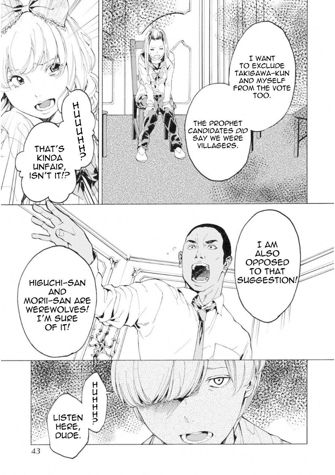 Jinrou Game: Crazy Fox Chapter 8 page 13 - Chapter 8: Utter Breakdown