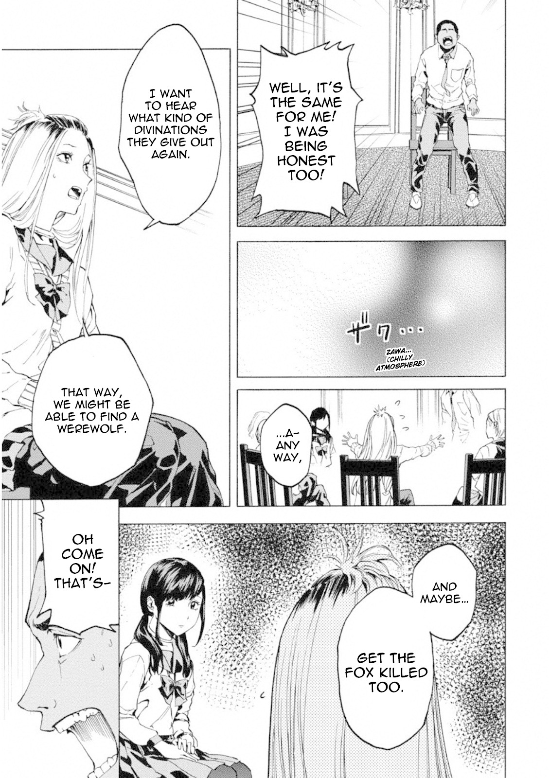 Jinrou Game: Crazy Fox Chapter 8 page 15 - Chapter 8: Utter Breakdown