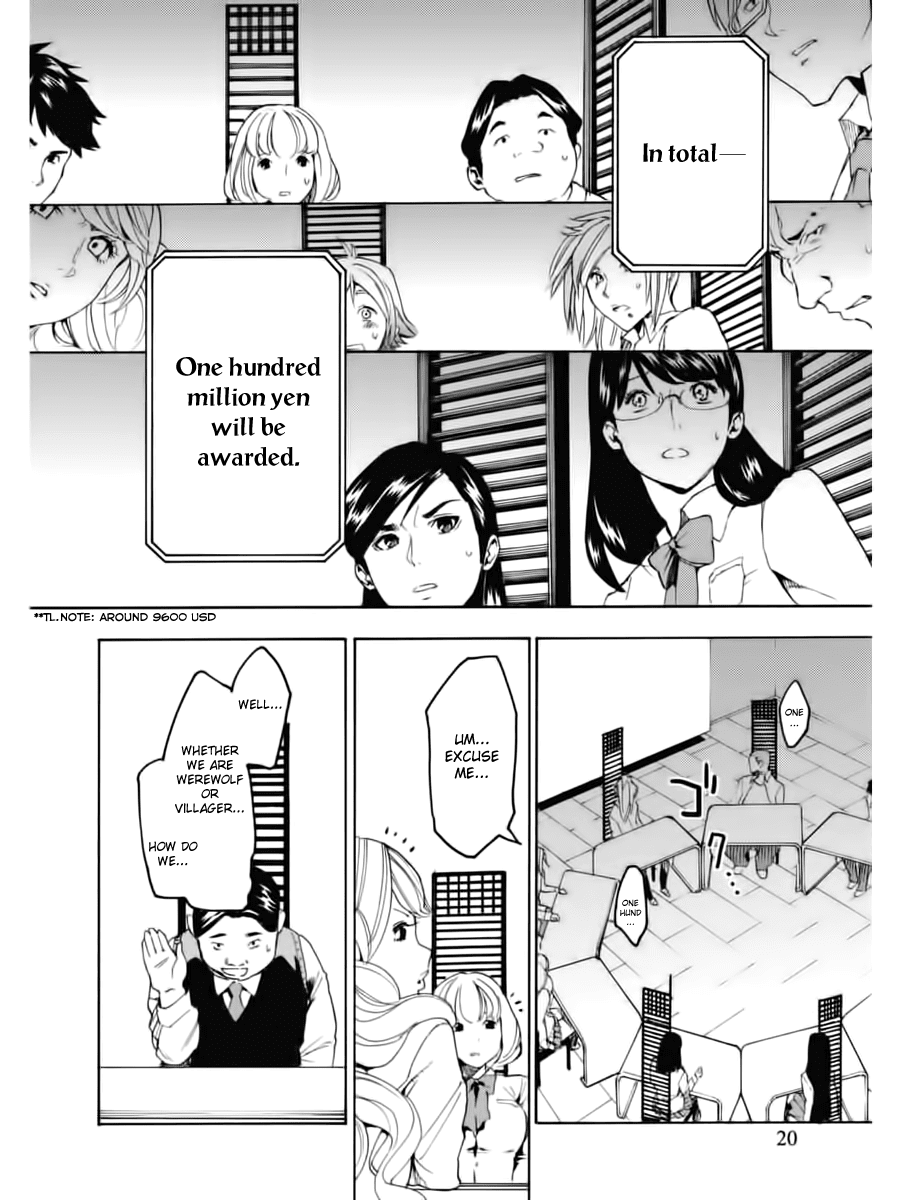 Jinrou Game Chapter 1.2 page 21 - Chapter 1 v2 : Absolute Rules