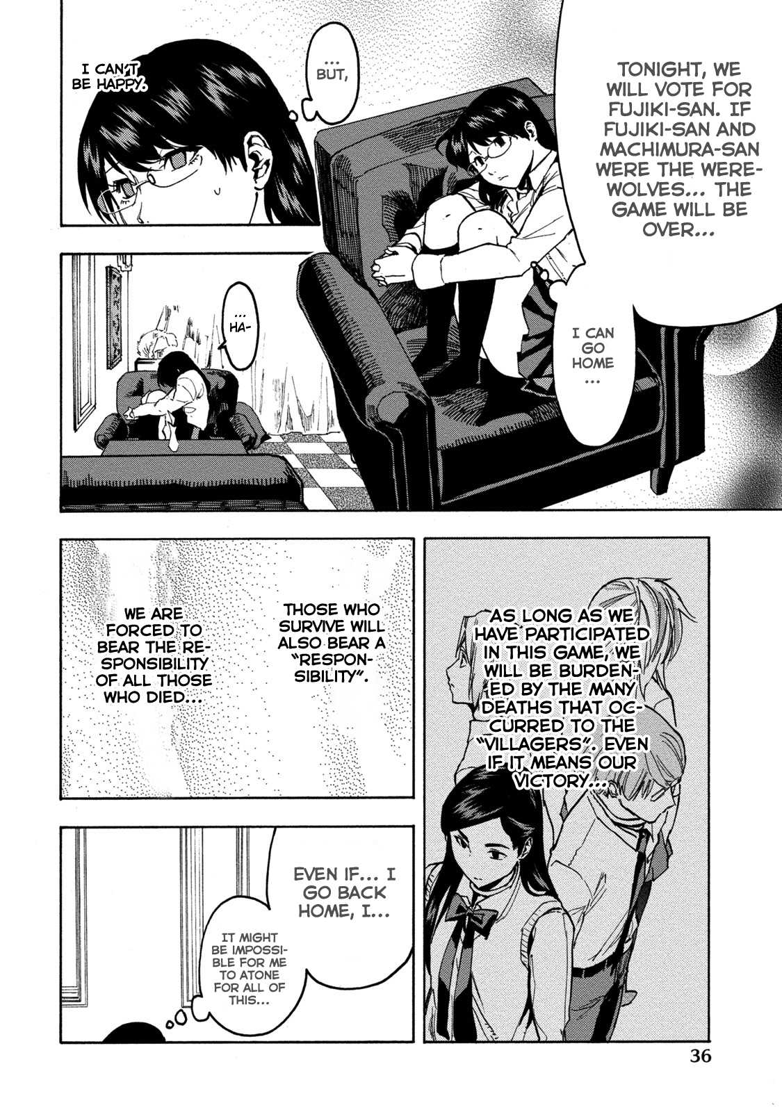 Jinrou Game Chapter 14 page 13 - Chapter 14