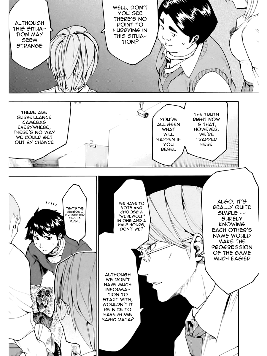 Jinrou Game Chapter 2.2 page 13 - Chapter 2 v2 : Prisoners