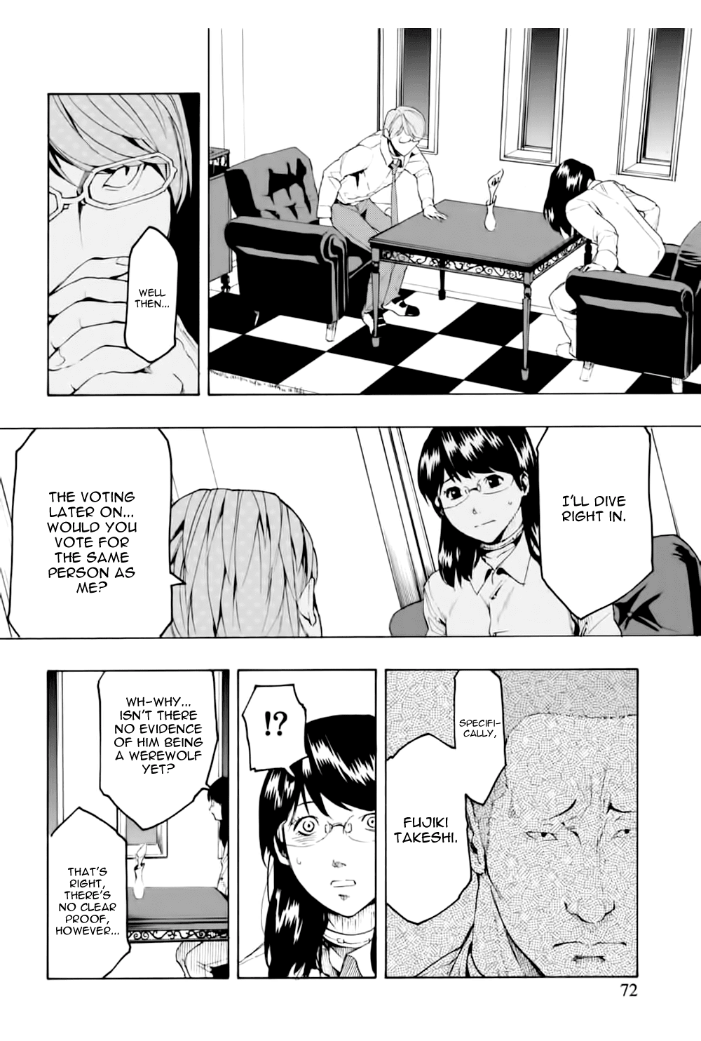 Jinrou Game Chapter 3.2 page 14 - Chapter 3 v2 : Time of Verdict