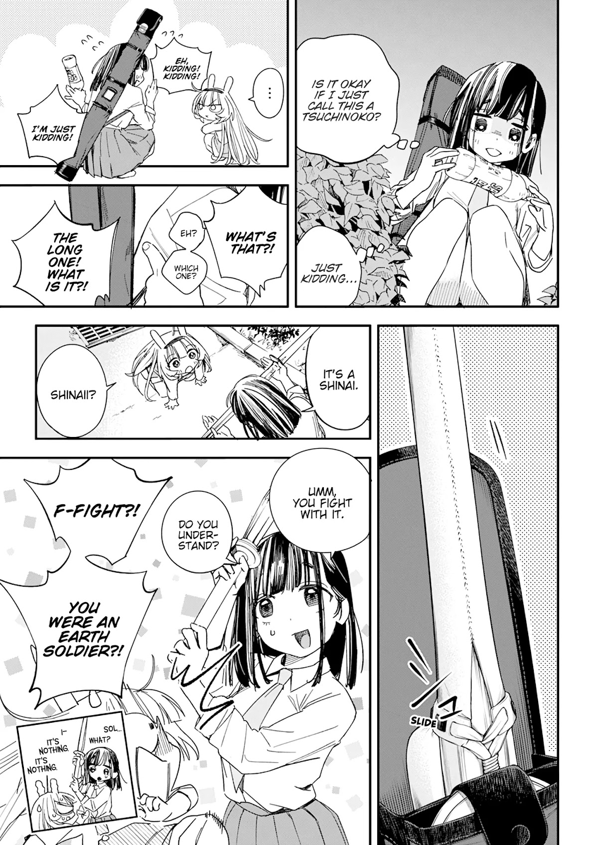 Jinrui o Metsubou Sasete wa Ikemasen Chapter 18 page 9 - Chapter 18: Eh? Umm, I'm Not Free Though...