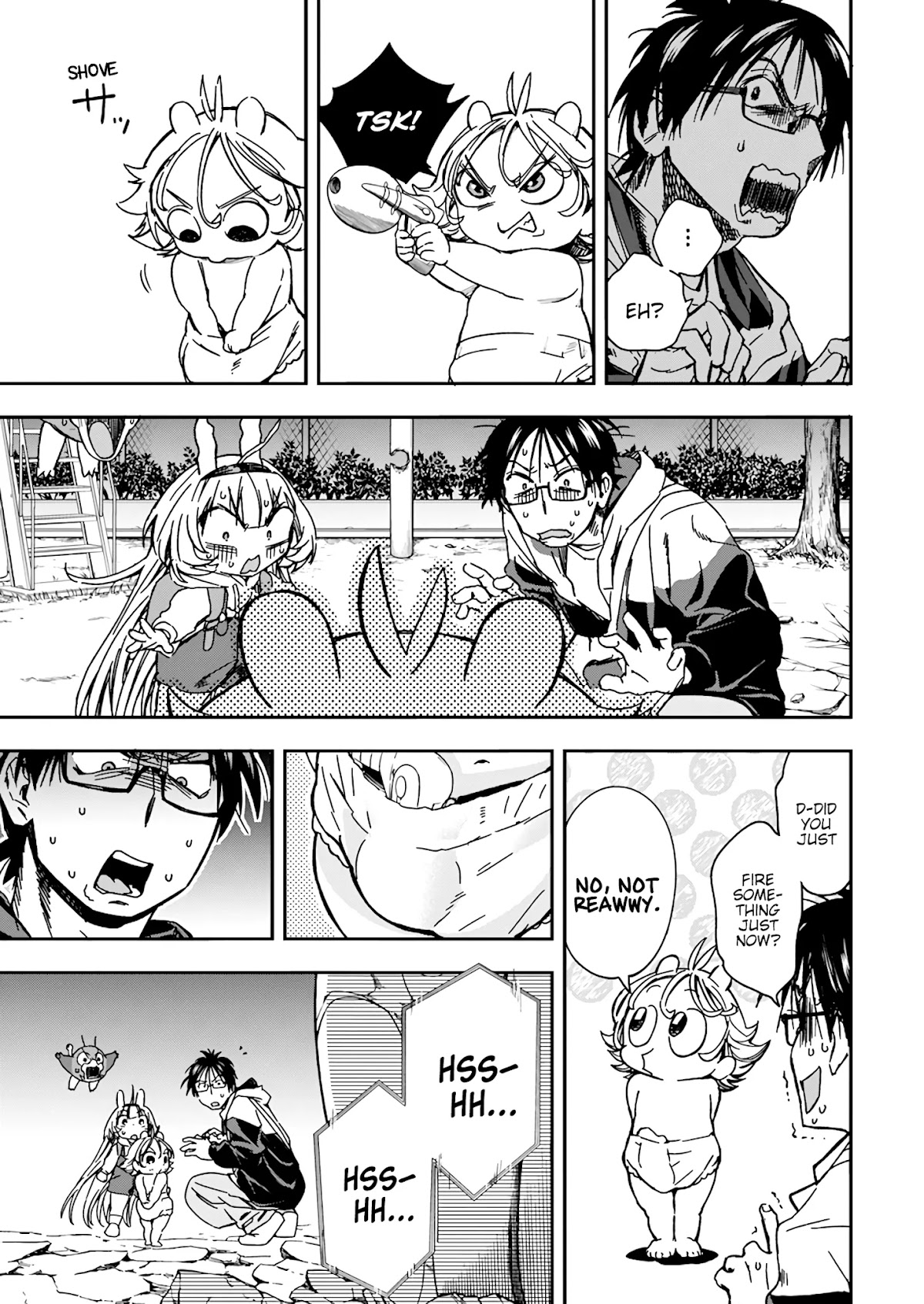 Jinrui o Metsubou Sasete wa Ikemasen Chapter 22 page 11 - Chapter 22: I'm an Earthling. For the Most Part...