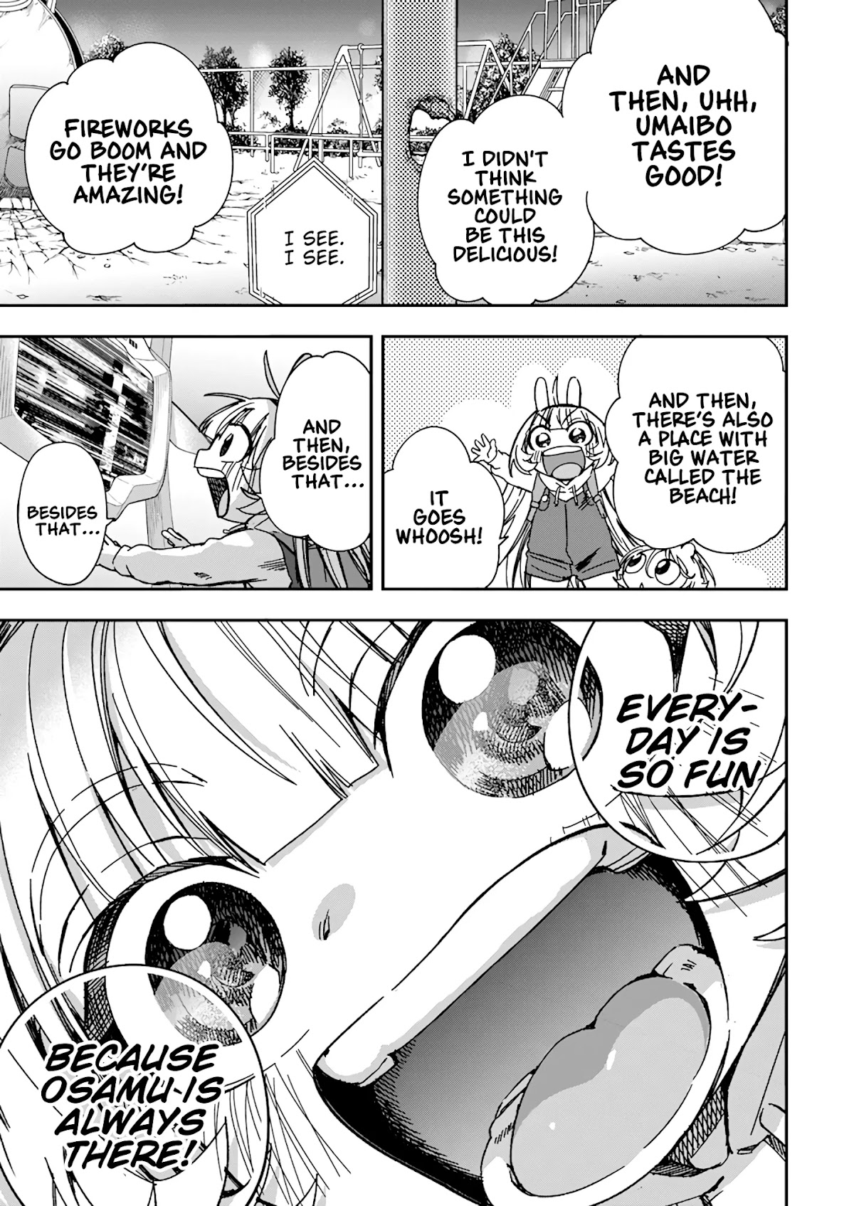 Jinrui o Metsubou Sasete wa Ikemasen Chapter 22 page 15 - Chapter 22: I'm an Earthling. For the Most Part...