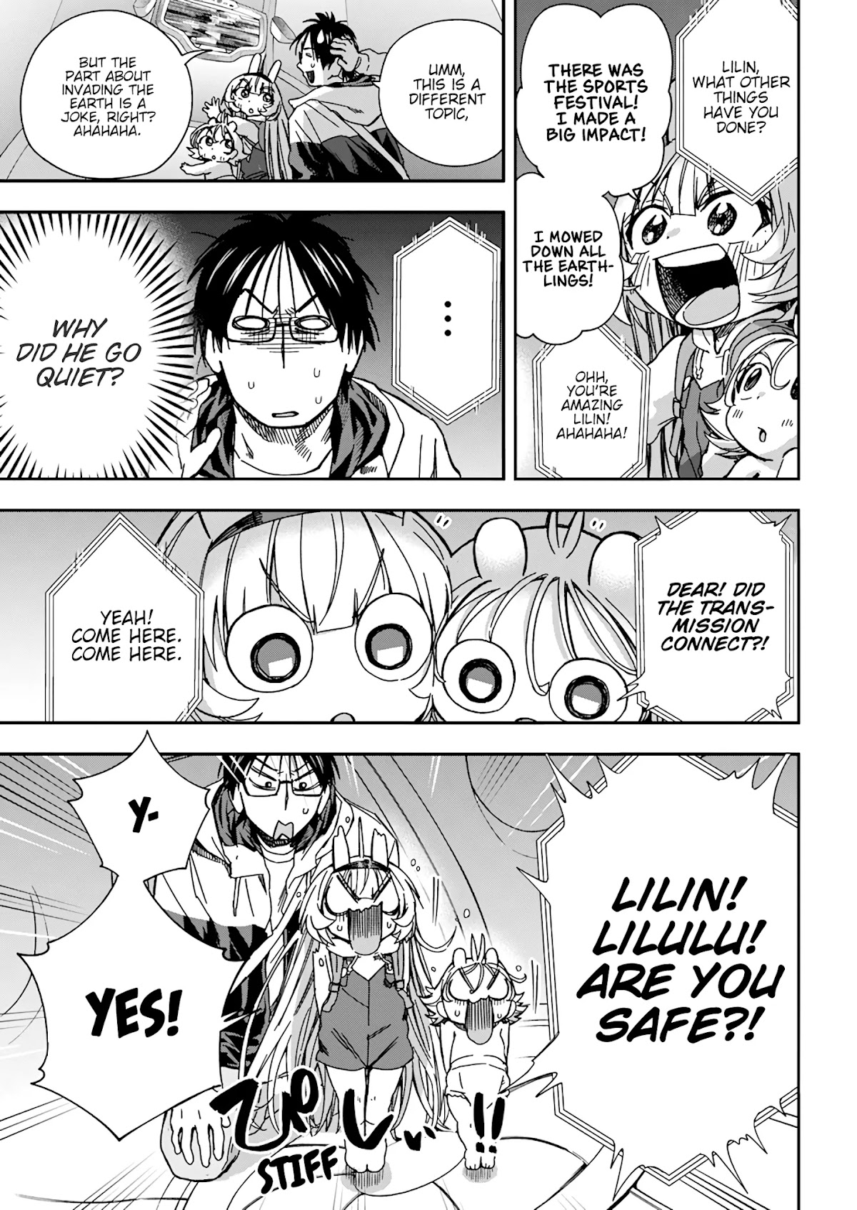 Jinrui o Metsubou Sasete wa Ikemasen Chapter 22 page 17 - Chapter 22: I'm an Earthling. For the Most Part...