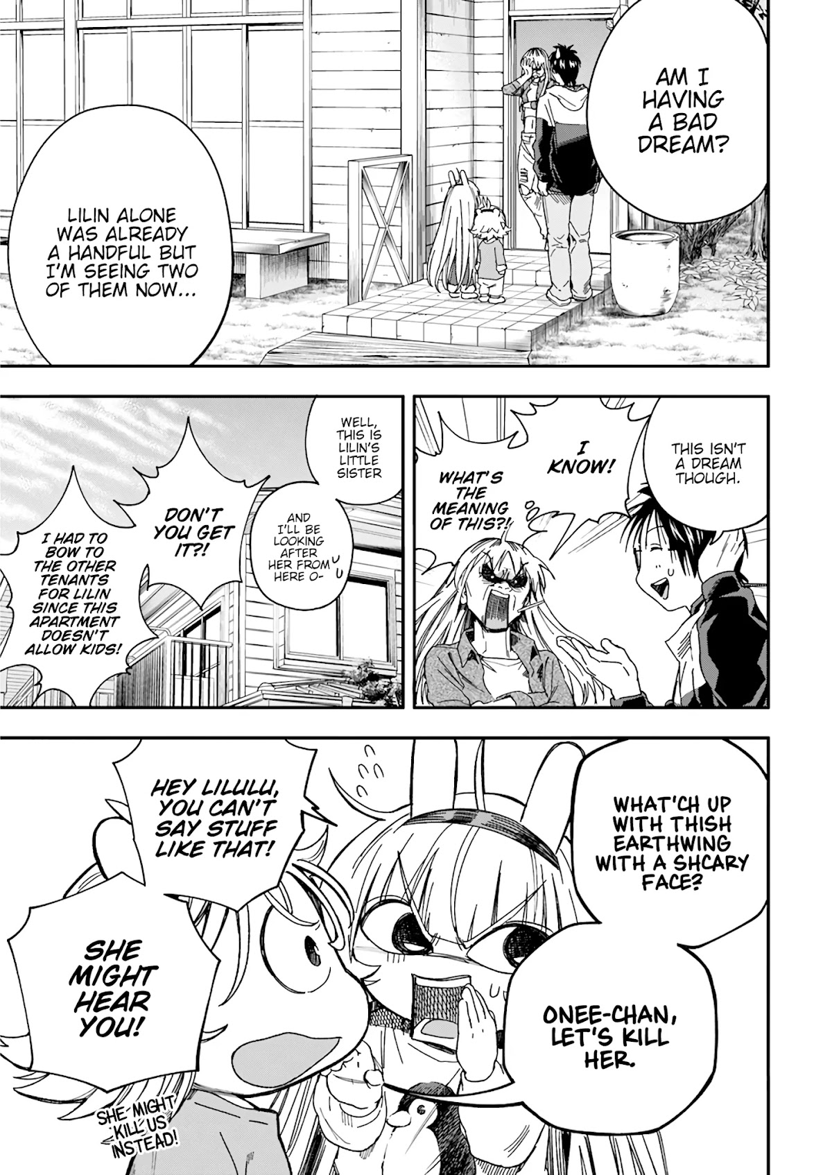 Jinrui o Metsubou Sasete wa Ikemasen Chapter 23 page 7 - Chapter 23: Since You're the Onee-chan