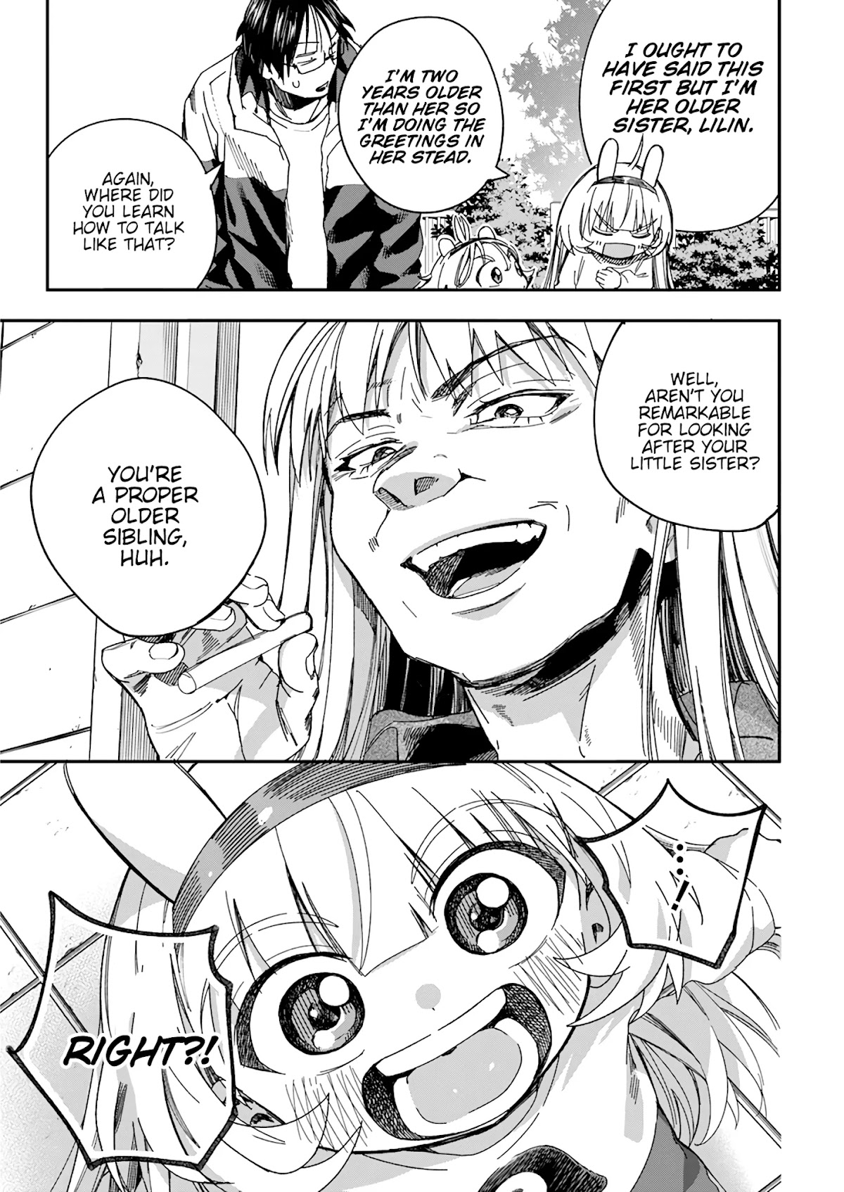 Jinrui o Metsubou Sasete wa Ikemasen Chapter 23 page 9 - Chapter 23: Since You're the Onee-chan