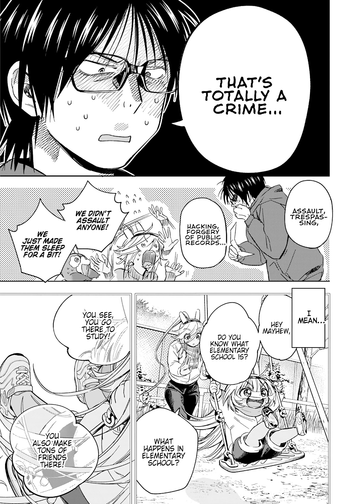 Jinrui o Metsubou Sasete wa Ikemasen Chapter 30 page 10 - Chapter 30: That's Totally a Crime