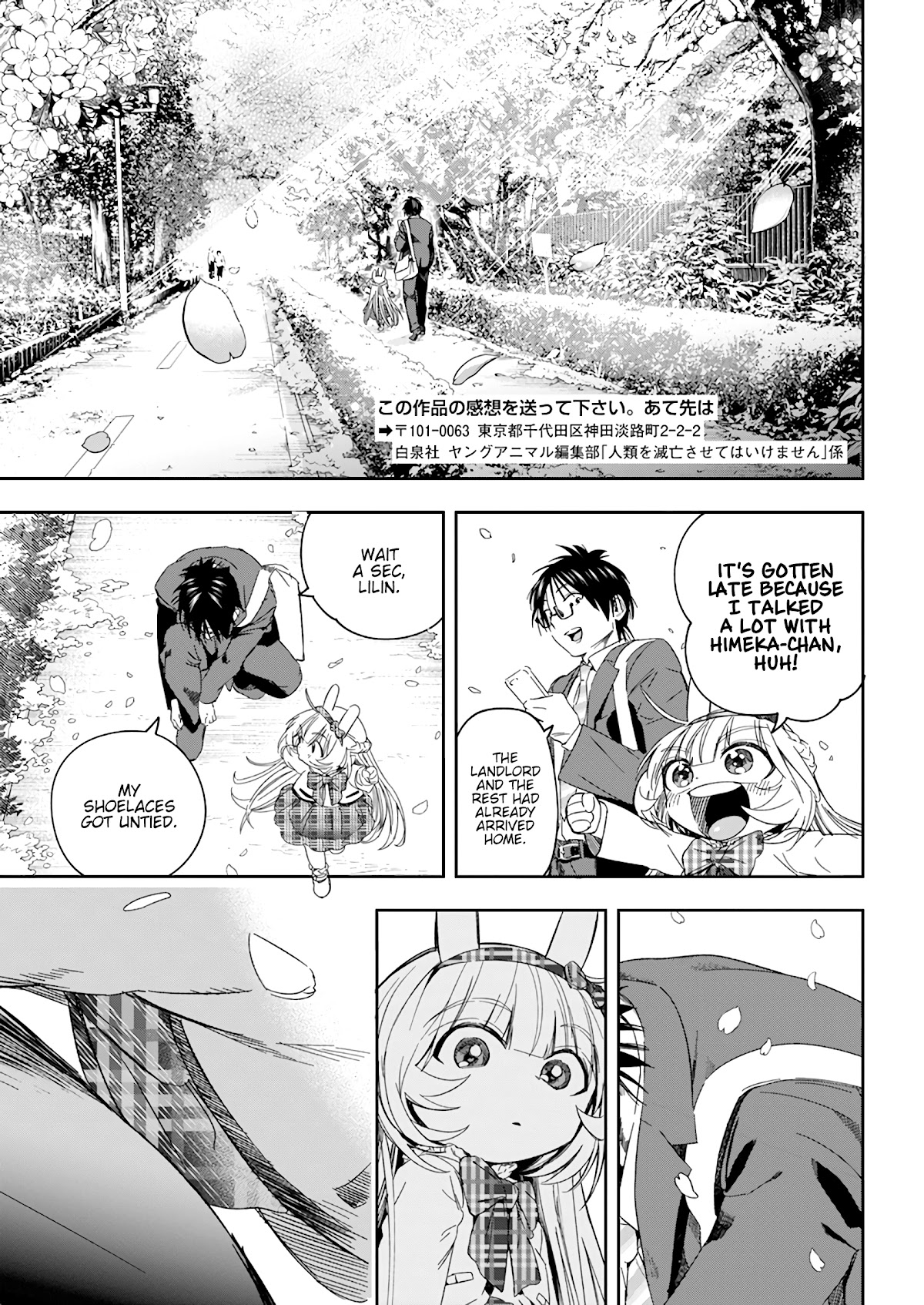 Jinrui o Metsubou Sasete wa Ikemasen Chapter 31 page 21 - Chapter 31: You've Grown So Much [END]