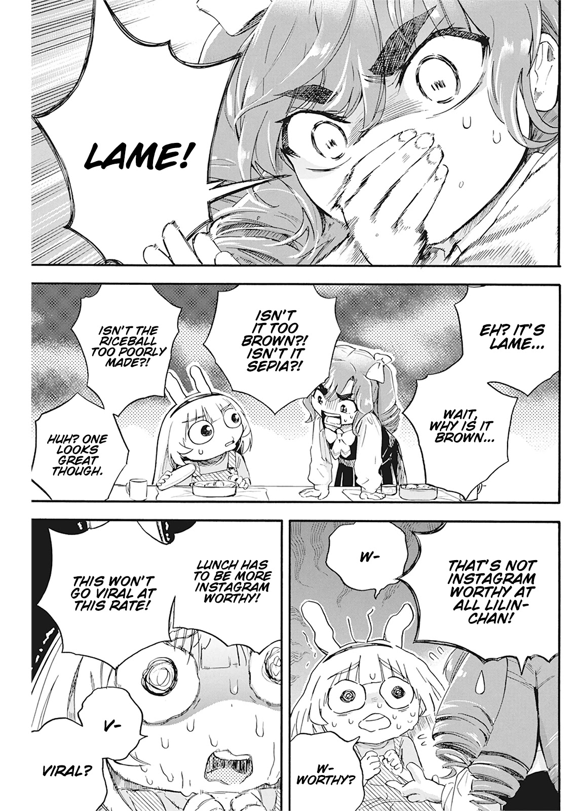 Jinrui o Metsubou Sasete wa Ikemasen Chapter 5 page 22 - Chapter 5: Ah, Chips Covered With Chocolate Huh
