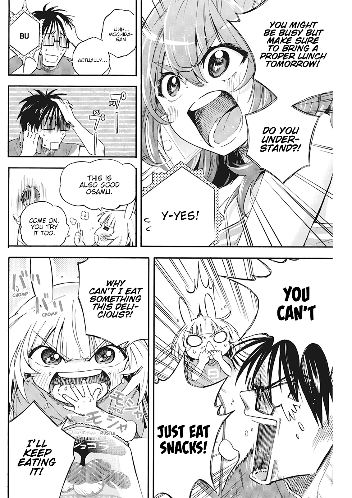 Jinrui o Metsubou Sasete wa Ikemasen Chapter 5 page 5 - Chapter 5: Ah, Chips Covered With Chocolate Huh