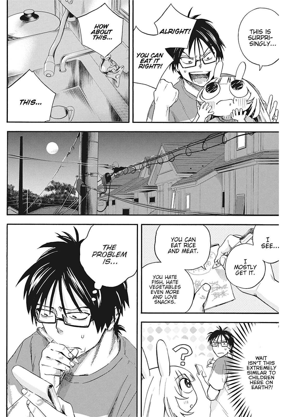 Jinrui o Metsubou Sasete wa Ikemasen Chapter 5 page 9 - Chapter 5: Ah, Chips Covered With Chocolate Huh