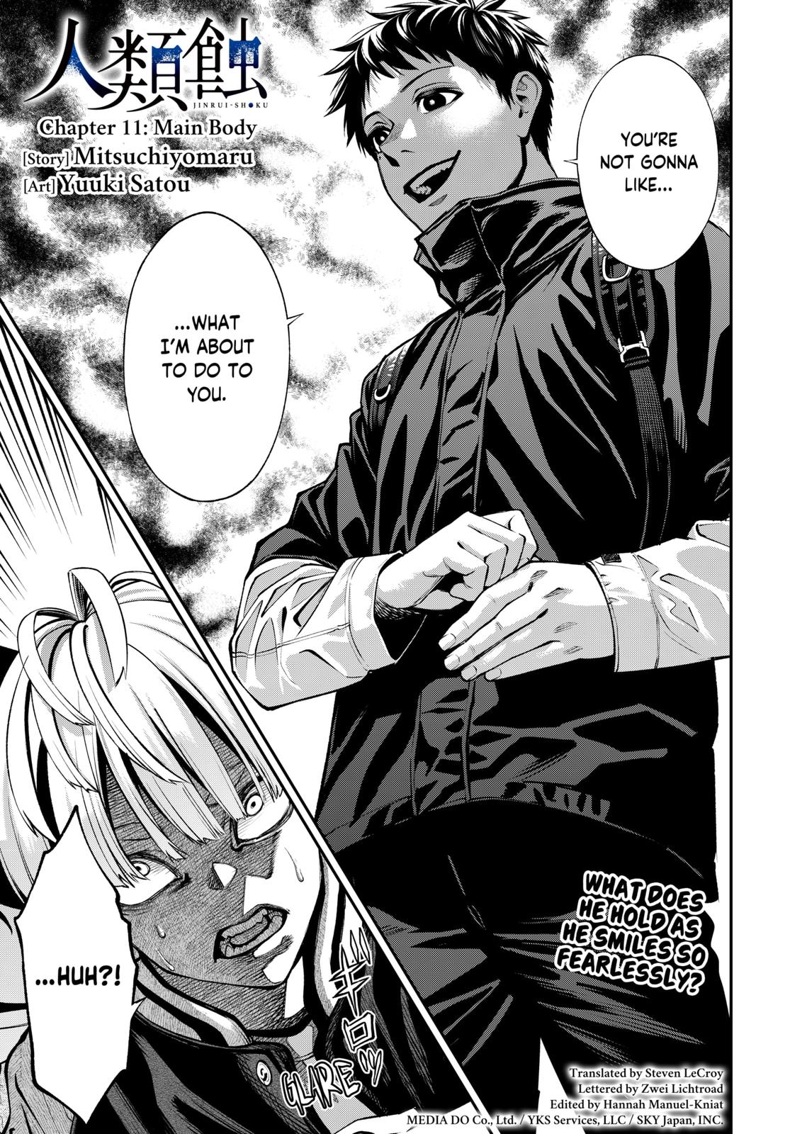 Jinrui-Shoku: Blight of Man Chapter 11 page 1 - Chapter 11