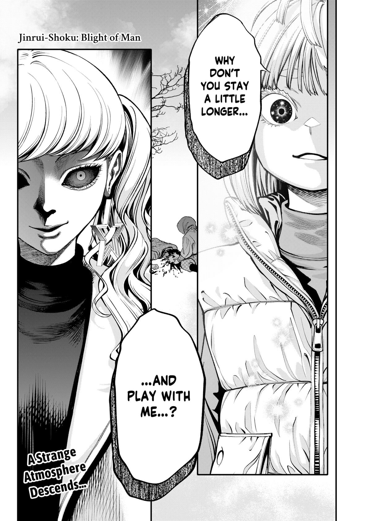 Jinrui-Shoku: Blight of Man Chapter 16 page 1 - Chapter 16