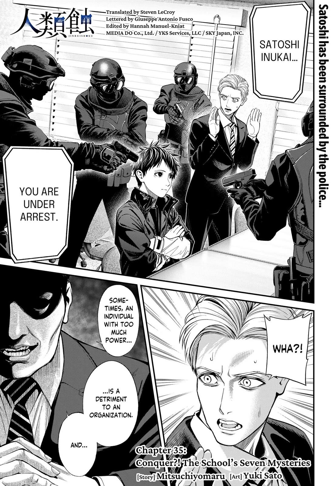 Jinrui-Shoku: Blight of Man Chapter 35 page 1 - Chapter 35