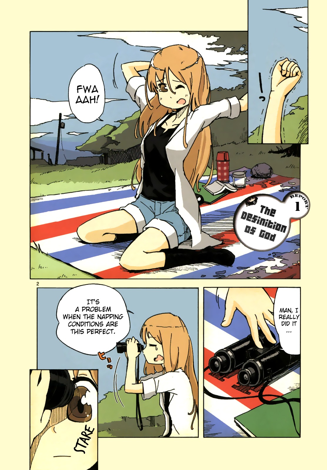 Jinrui wa Suitai Shimashita: Nonbirishita Houkoku Chapter 1 page 10 - Chapter 1: The Definition of God