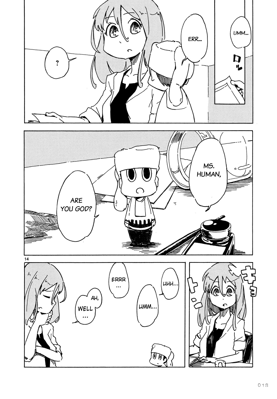 Jinrui wa Suitai Shimashita: Nonbirishita Houkoku Chapter 1 page 22 - Chapter 1: The Definition of God