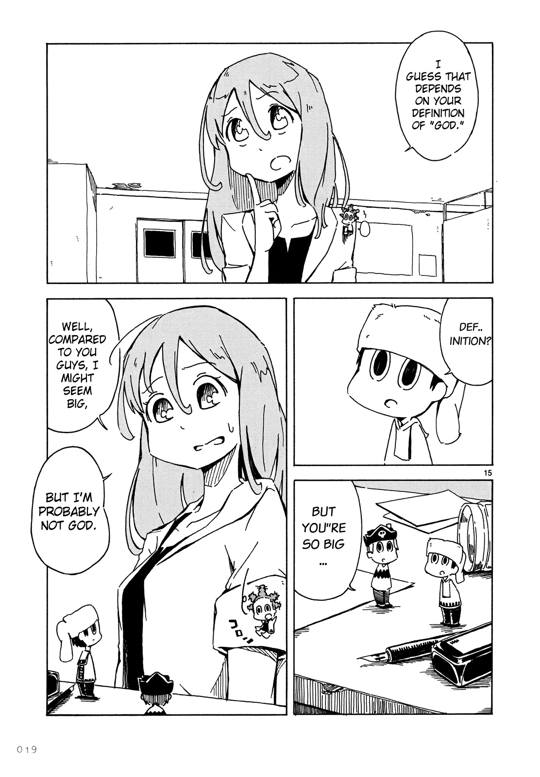 Jinrui wa Suitai Shimashita: Nonbirishita Houkoku Chapter 1 page 23 - Chapter 1: The Definition of God