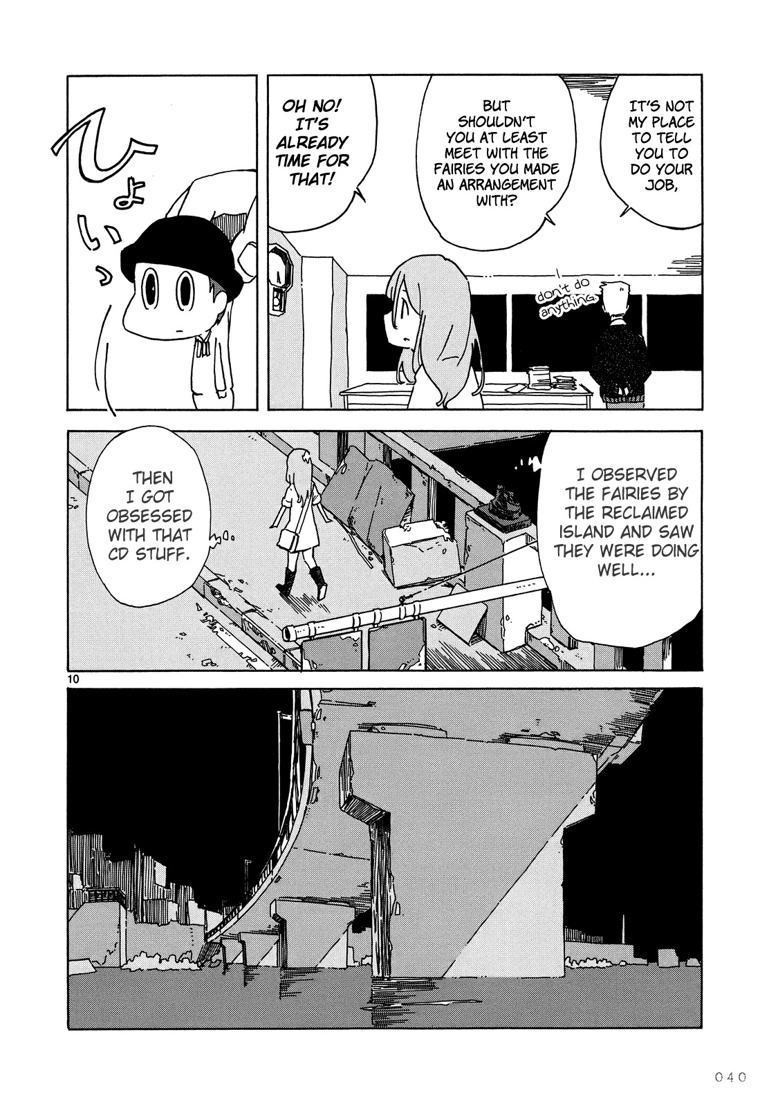 Jinrui wa Suitai Shimashita: Nonbirishita Houkoku Chapter 2 page 11 - Chapter 2: The Rainbow Disc