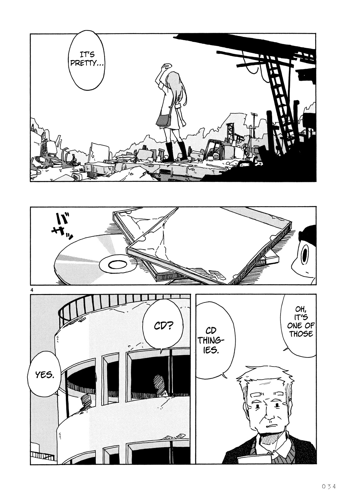 Jinrui wa Suitai Shimashita: Nonbirishita Houkoku Chapter 2 page 5 - Chapter 2: The Rainbow Disc