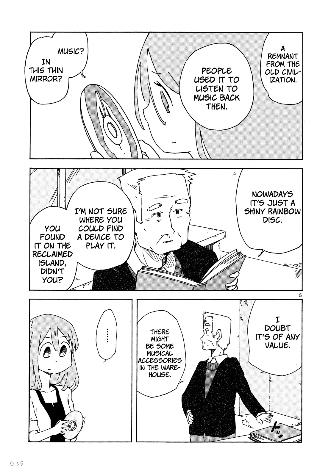 Jinrui wa Suitai Shimashita: Nonbirishita Houkoku Chapter 2 page 6 - Chapter 2: The Rainbow Disc