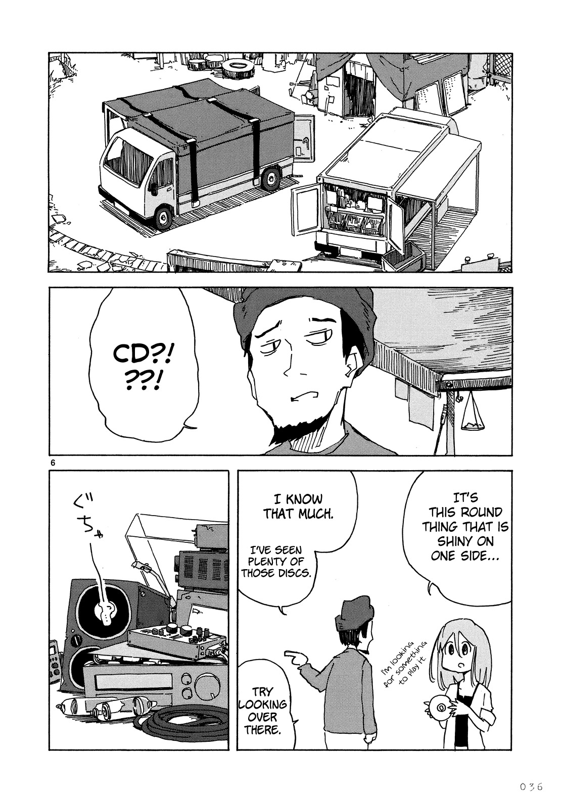Jinrui wa Suitai Shimashita: Nonbirishita Houkoku Chapter 2 page 7 - Chapter 2: The Rainbow Disc