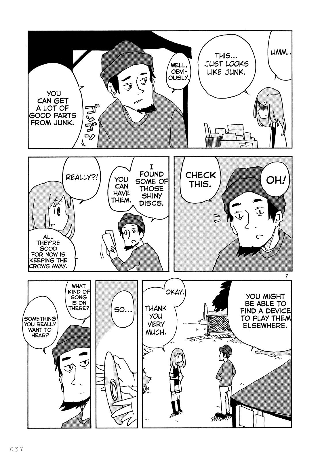 Jinrui wa Suitai Shimashita: Nonbirishita Houkoku Chapter 2 page 8 - Chapter 2: The Rainbow Disc