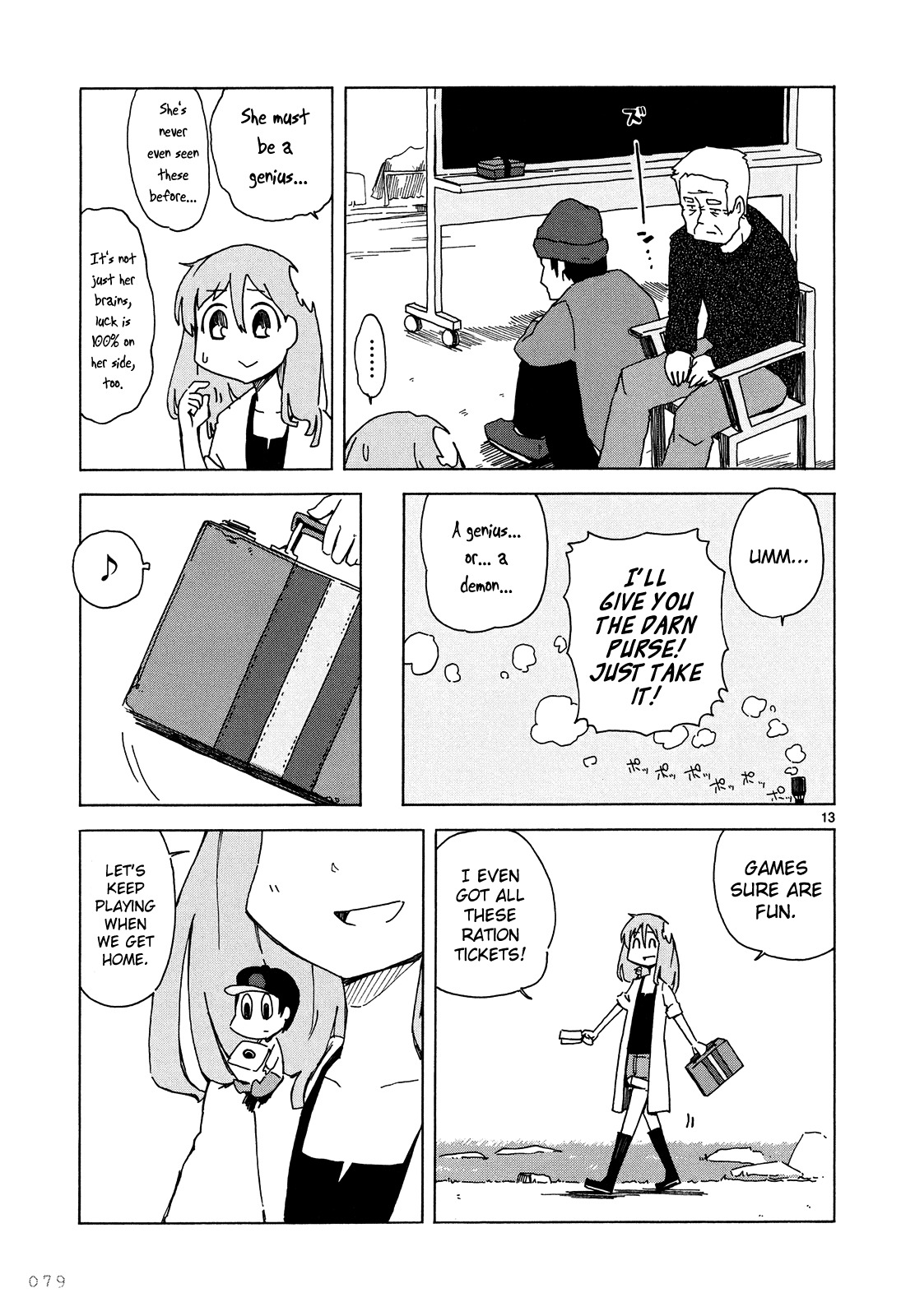 Jinrui wa Suitai Shimashita: Nonbirishita Houkoku Chapter 4 page 14 - Chapter 4: The Roll of the Dice