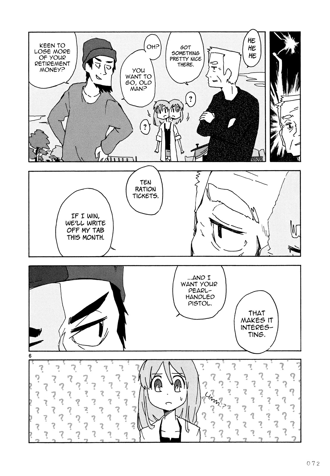 Jinrui wa Suitai Shimashita: Nonbirishita Houkoku Chapter 4 page 7 - Chapter 4: The Roll of the Dice