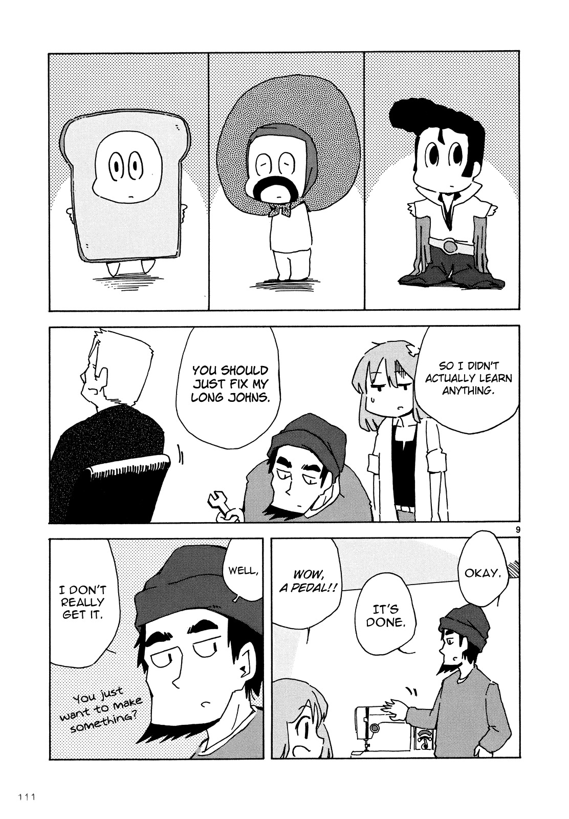 Jinrui wa Suitai Shimashita: Nonbirishita Houkoku Chapter 6 page 10 - Chapter 6: Sewing and Wearing