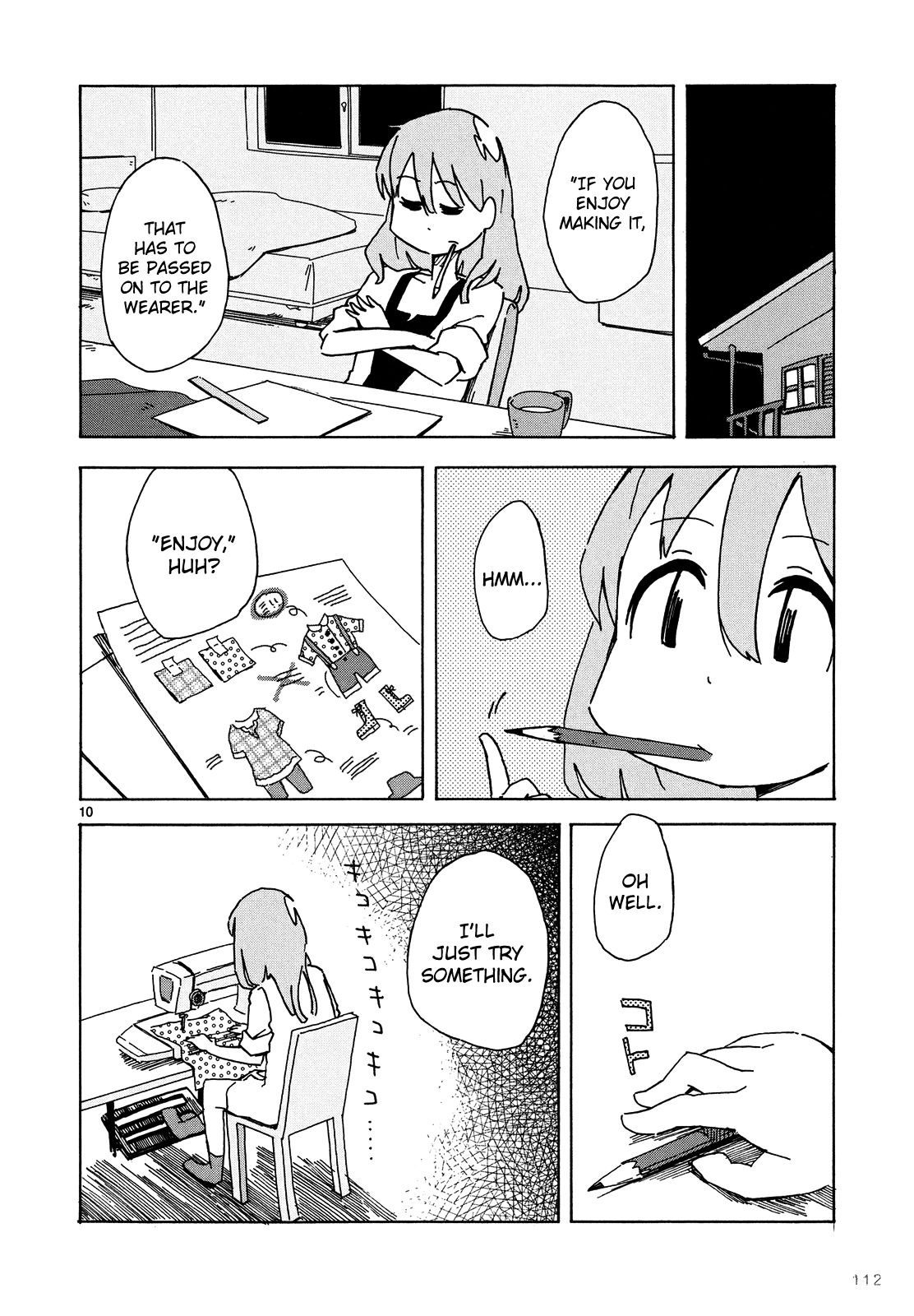 Jinrui wa Suitai Shimashita: Nonbirishita Houkoku Chapter 6 page 11 - Chapter 6: Sewing and Wearing