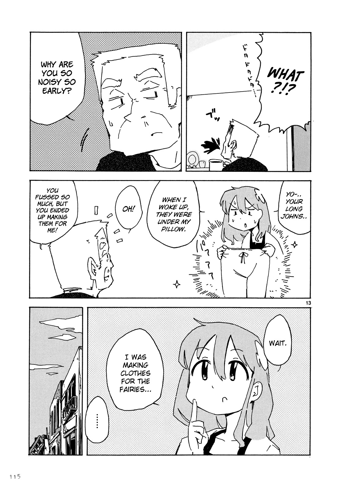 Jinrui wa Suitai Shimashita: Nonbirishita Houkoku Chapter 6 page 14 - Chapter 6: Sewing and Wearing