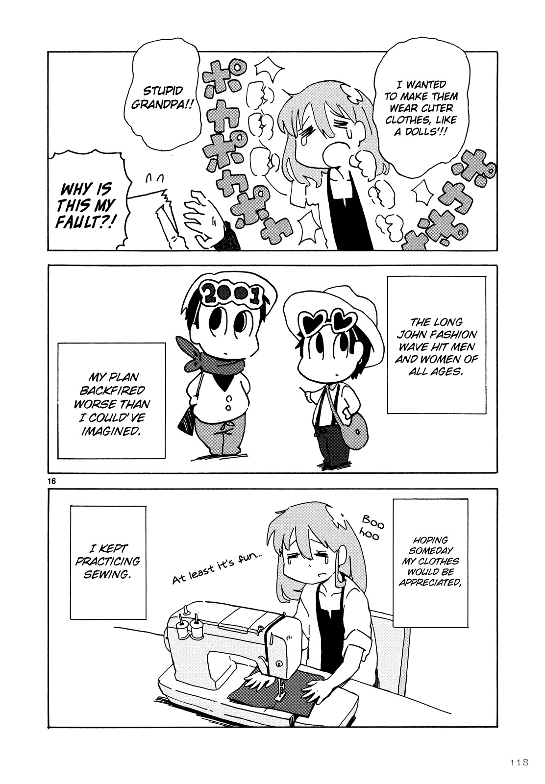 Jinrui wa Suitai Shimashita: Nonbirishita Houkoku Chapter 6 page 17 - Chapter 6: Sewing and Wearing
