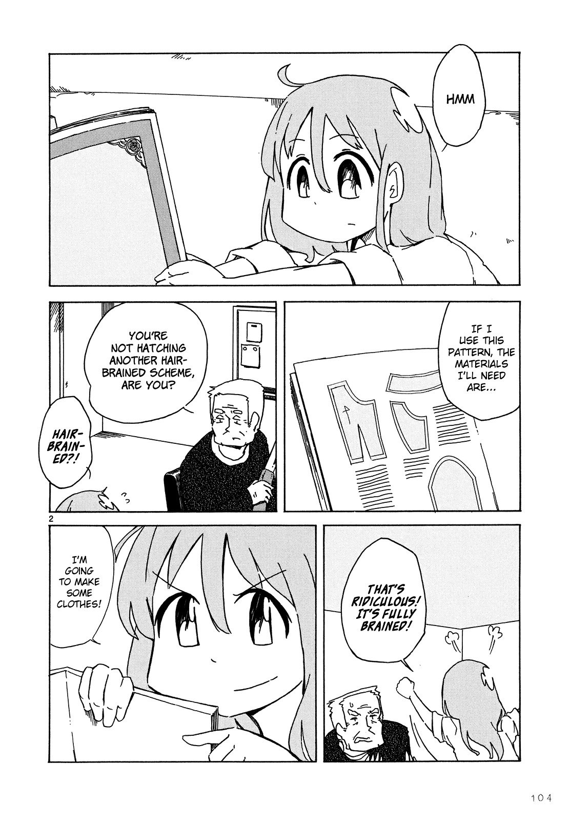 Jinrui wa Suitai Shimashita: Nonbirishita Houkoku Chapter 6 page 3 - Chapter 6: Sewing and Wearing