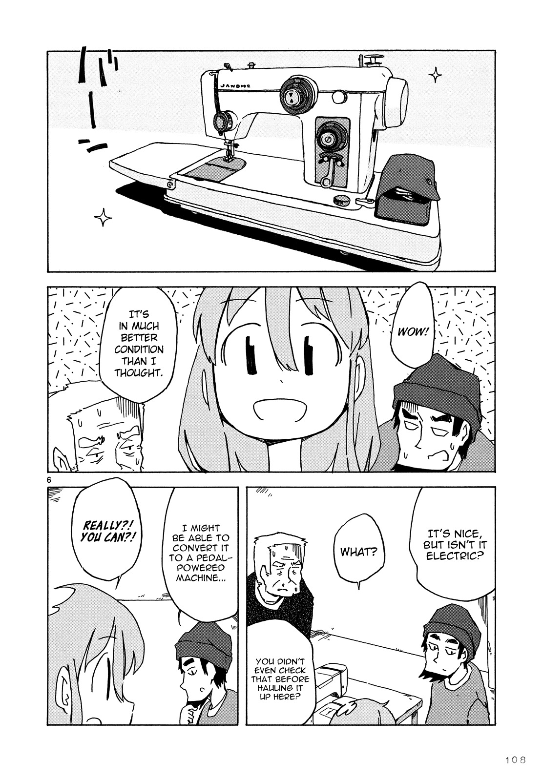 Jinrui wa Suitai Shimashita: Nonbirishita Houkoku Chapter 6 page 7 - Chapter 6: Sewing and Wearing