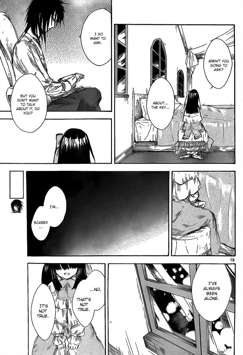 Jio to Ougon to Kinjirareta Mahou Chapter 11 page 17 - Chapter 11: Immortal Saza