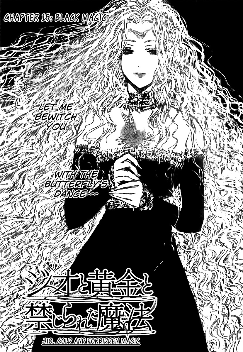 Jio to Ougon to Kinjirareta Mahou Chapter 15 page 3 - Chapter 15: Black Magic