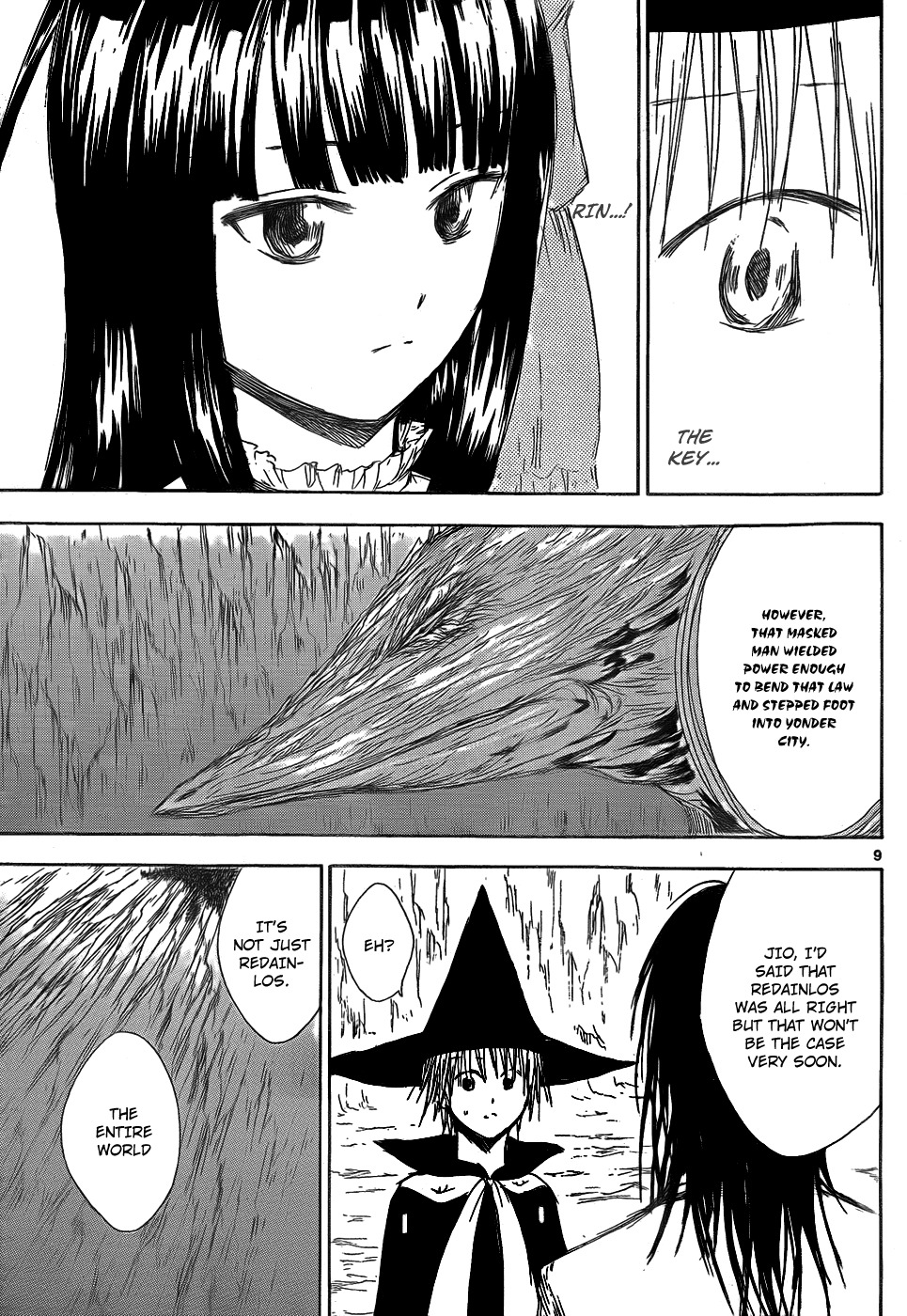 Jio to Ougon to Kinjirareta Mahou Chapter 26 page 11 - Chapter 26: The Inverted City