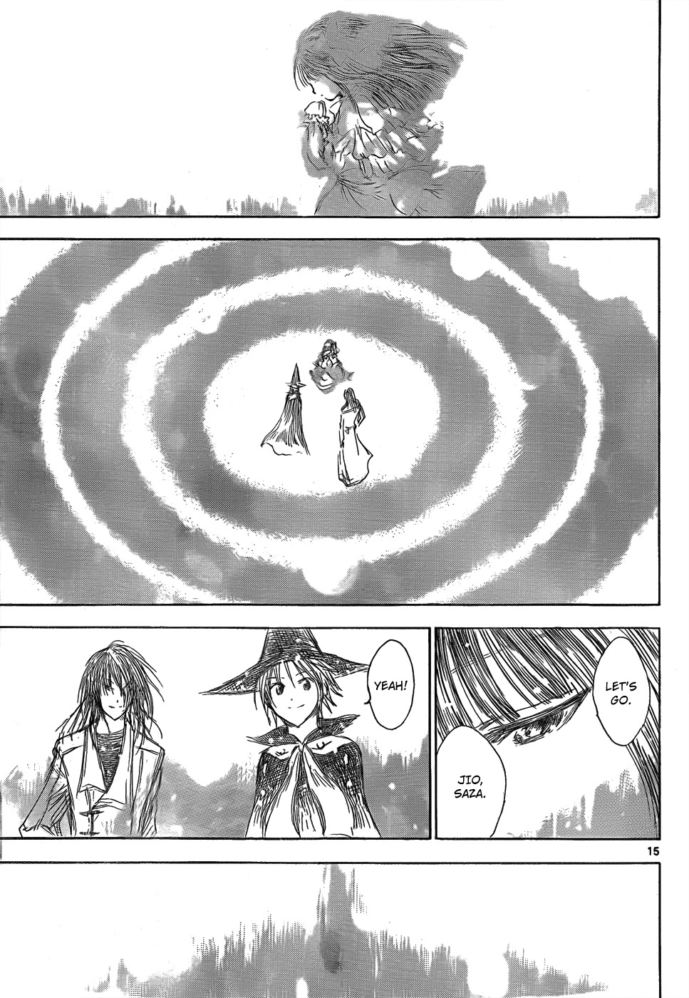 Jio to Ougon to Kinjirareta Mahou Chapter 26 page 17 - Chapter 26: The Inverted City